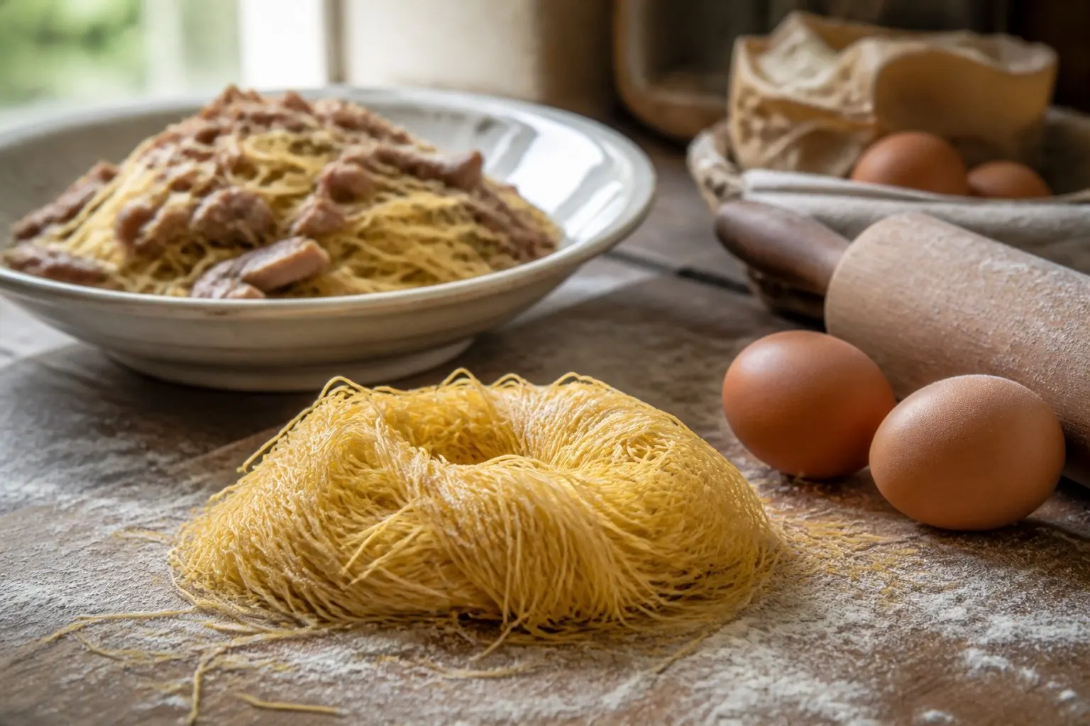 Maccheroncini di Campofilone IGP (Campofilone, Provincia di Fermo) — piatto tipico delle Marche