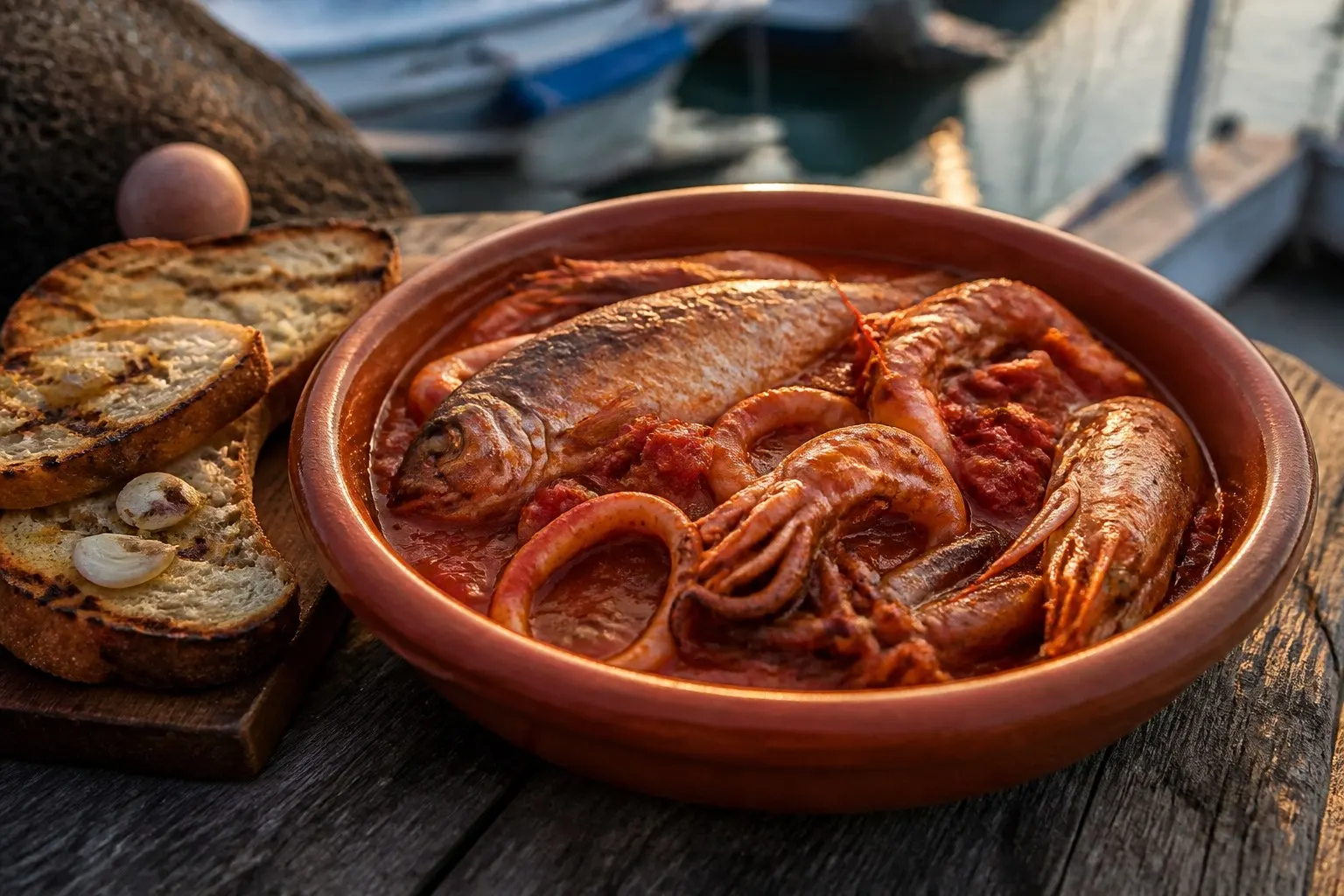 Brodetto di Pesce all'Anconetana (Ancona) — piatto di mare delle Marche