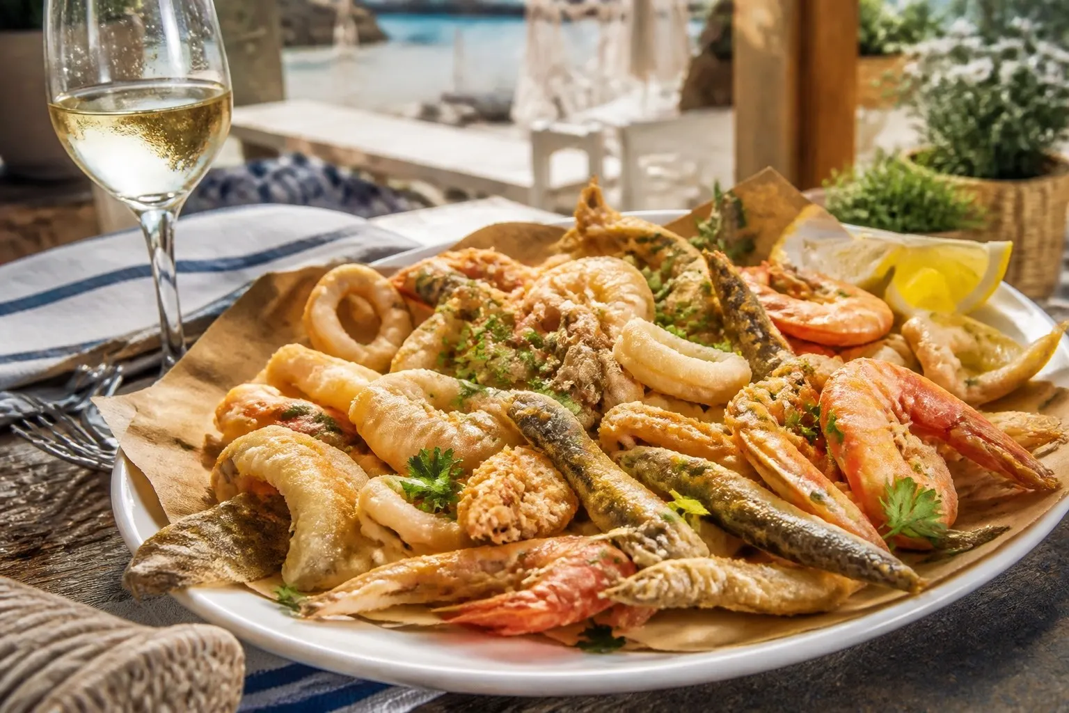 Fritto Misto dell'Adriatico (Costa Marchigiana) — piatto di mare delle Marche