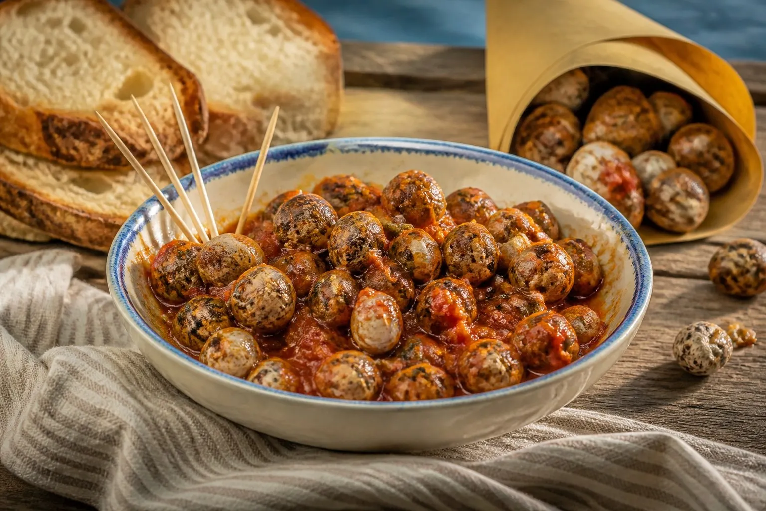 Garagoj o Crocette in Porchetta (Ancona e Marotta) — piatto di mare delle Marche