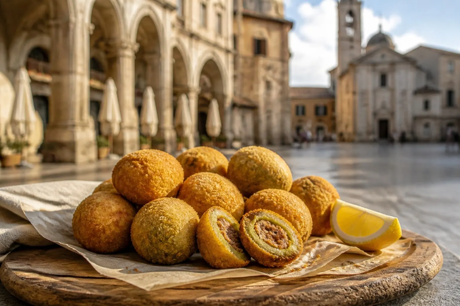 Olive all'Ascolana del Piceno DOP (Ascoli Piceno) — piatto della tradizione contadina delle Marche
