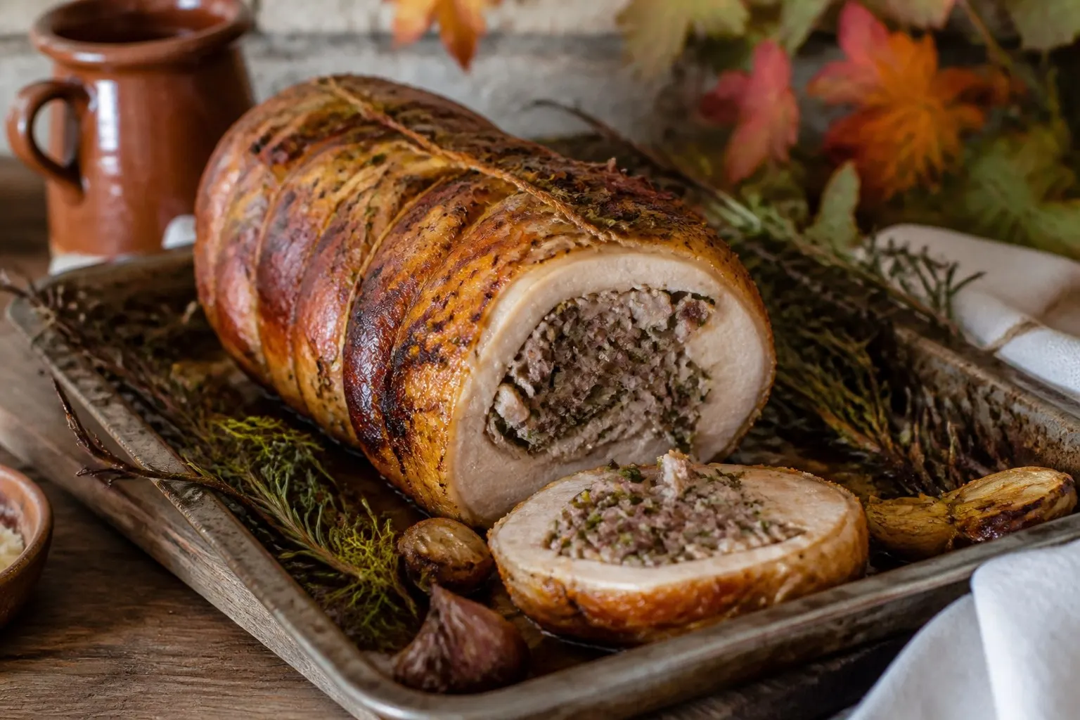 Coniglio in Porchetta (Marche, area Ancona-Macerata) — piatto della tradizione contadina delle Marche