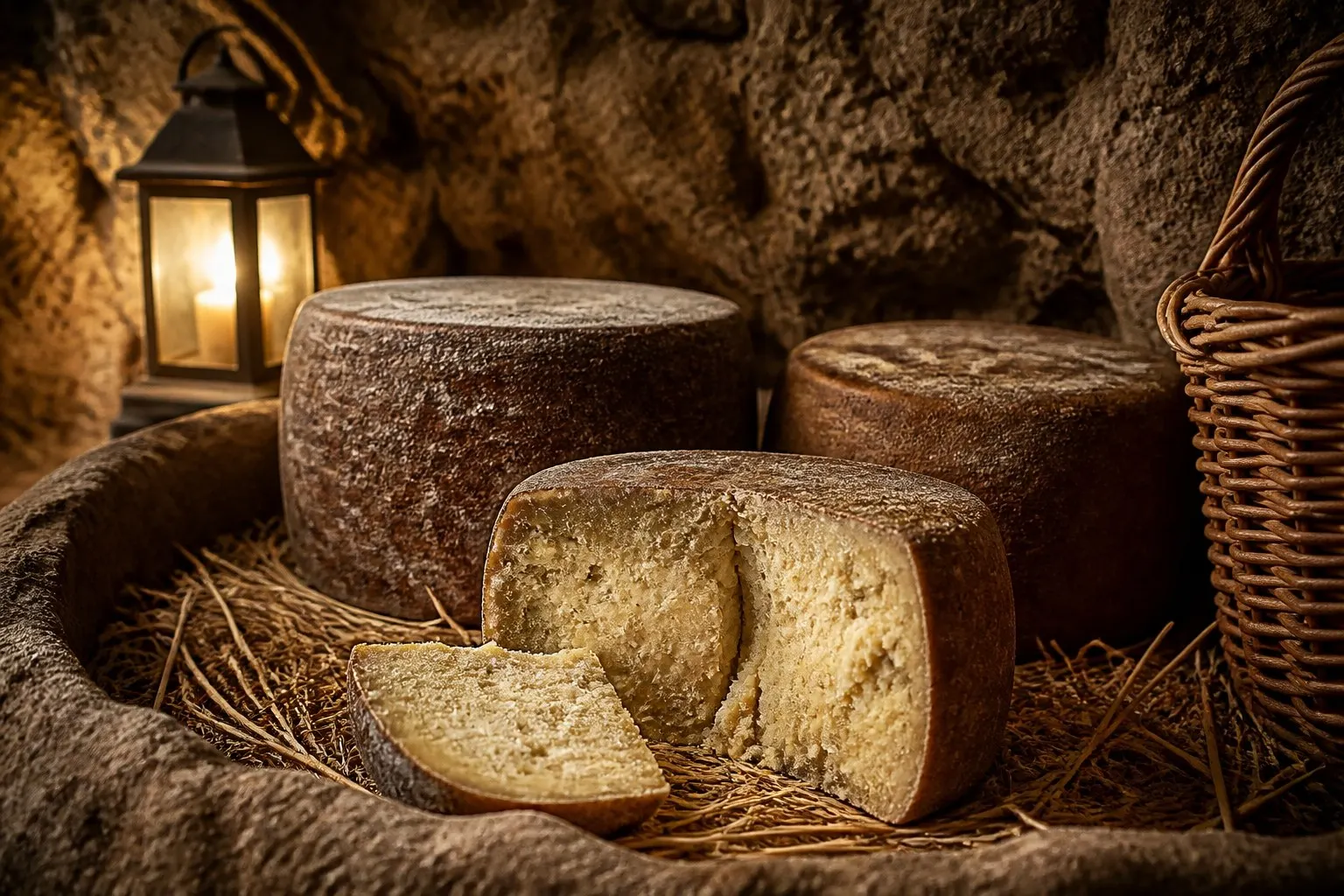 Pitino e Pecorino di Fossa (Marche, area Ascoli-Macerata) — salume o formaggio tipico delle Marche