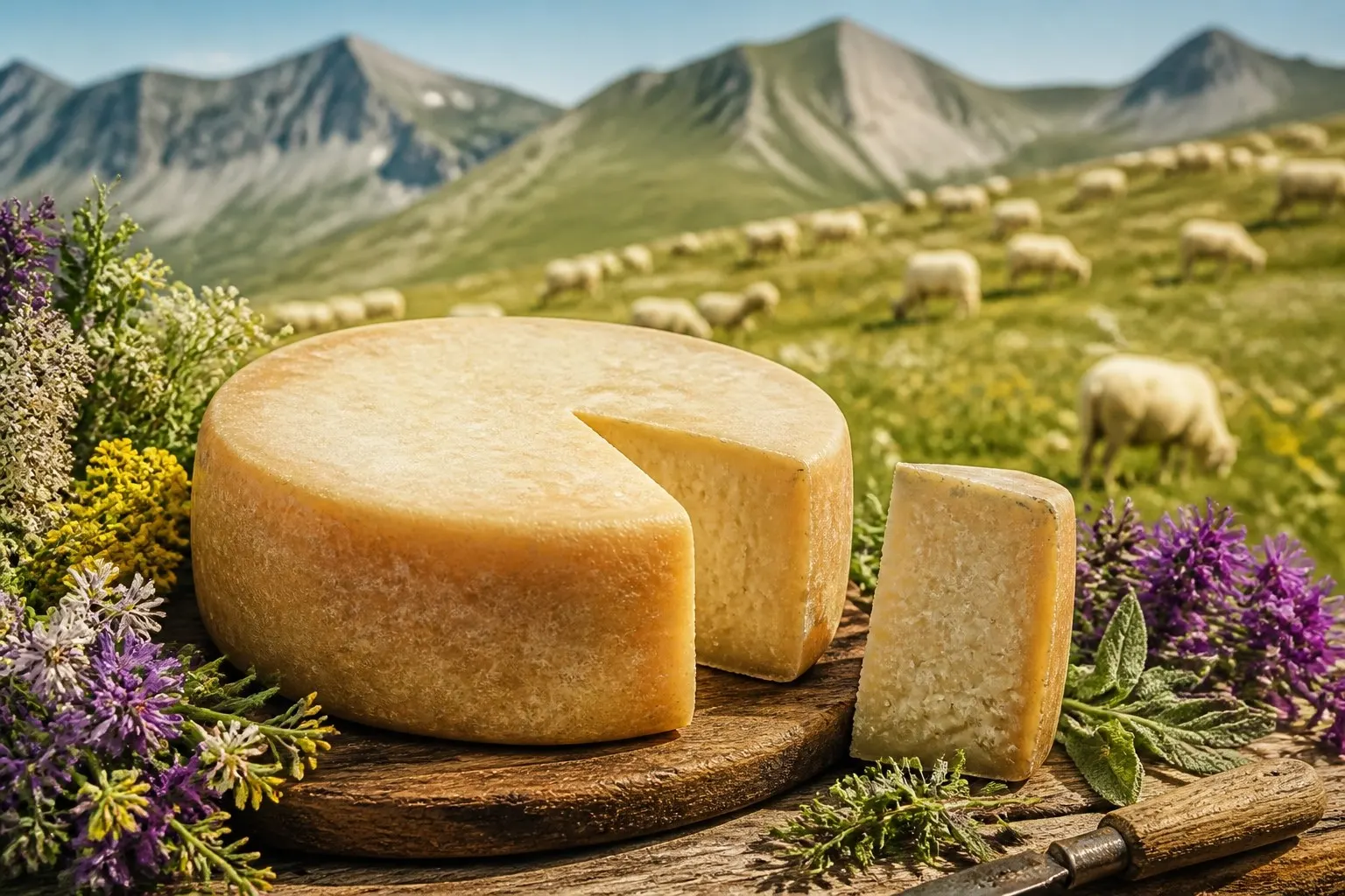 Pecorino dei Monti Sibillini (Monti Sibillini, Provincia di Macerata) — salume o formaggio tipico delle Marche