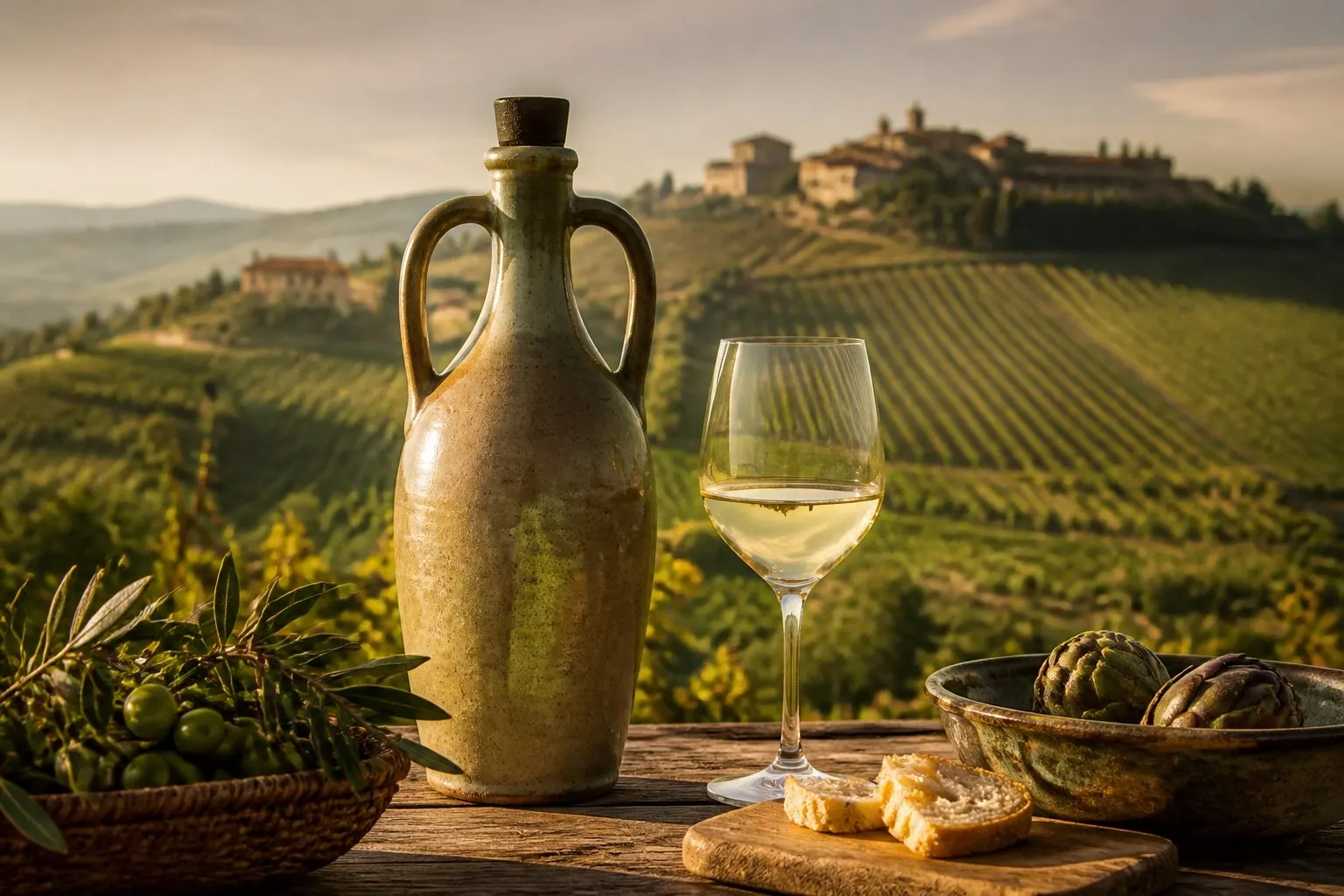 Verdicchio dei Castelli di Jesi DOC e Riserva DOCG (Valle dell'Esino, Provincia di Ancona) — vino marchigiano delle Marche