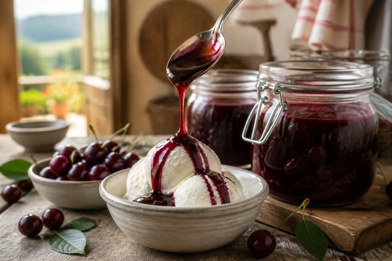 Sciroppo di Amarena e Visciolata (Marche) — dolce tradizionale delle Marche